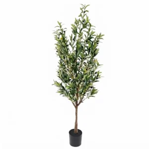 ÁRBOL DE OLIVO ARTIFICIAL 180CM CON MACETA JFY-2707 ÁRBOL DE OLIVO ARTIFICIAL 180CM CON MACETA