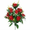 ARREGLO FLORAL ARTIFICIAL DECORATIVO JFY-2135-COLOR ROJO ARREGLO FLORAL ARTIFICIAL DECORATIVO