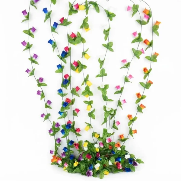 ENREDADERAS COLGANTES CON FLORES DE CAMPANILLA JFY-1403 ENREDADERAS COLGANTES CON FLORES DE CAMPANILLA