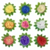 FLOR ARTIFICIAL 5 PIMPOLLOS CON HOJAS VERDES JFY-1320 FLOR ARTIFICIAL 5 PIMPOLLOS CON HOJAS VERDES