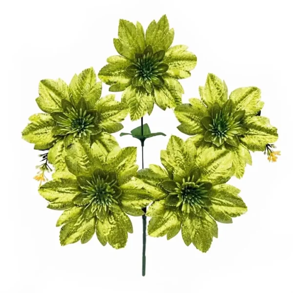 FLORES 5 EN 1 SINTETICAS JFY-2165-verde FLORES 5 EN 1 SINTETICAS