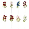 FLORES ARTIFICIALES VARA ROSAS 4 CABEZAS 80CM JFY-2211 FLORES ARTIFICIALES VARA ROSAS 4 CABEZAS 80CM