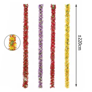 GUIRNALDA TIRA DE FLORES 220CM JFY-2208 GUIRNALDA TIRA DE FLORES 220CM