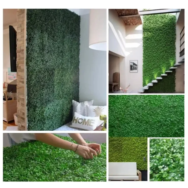 PANEL DE JARDIN VERTICAL ARTIFICIAL 40X60 CM JFY-210-1 PANEL DE JARDIN VERTICAL ARTIFICIAL 40X60 CM