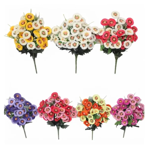 RAMO BOUQUET DE FLORES MARGARITAS ARTIFICIALES JFY-2008-1 RAMO BOUQUET DE FLORES MARGARITAS ARTIFICIALES