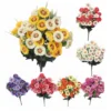 RAMO BOUQUET DE FLORES MARGARITAS ARTIFICIALES JFY-2008 RAMO BOUQUET DE FLORES MARGARITAS ARTIFICIALES