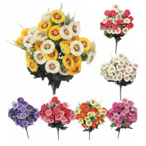 RAMO BOUQUET DE FLORES MARGARITAS ARTIFICIALES JFY-2008 RAMO BOUQUET DE FLORES MARGARITAS ARTIFICIALES