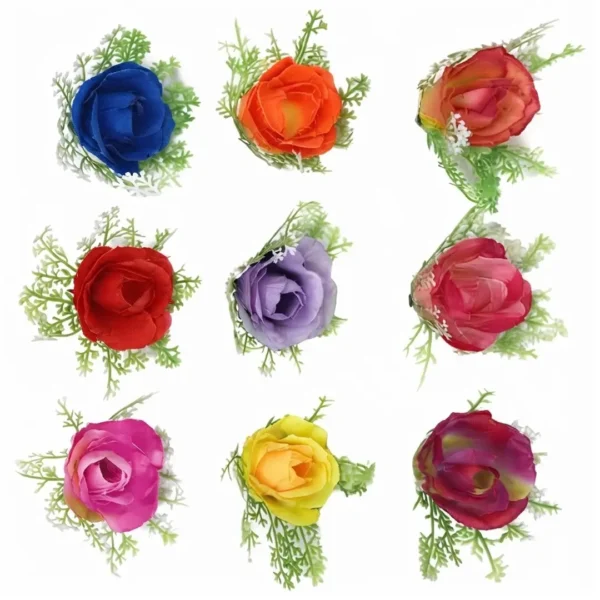 RAMO DE 5 CABEZAS DE ROSAS CON DETALLE DE FOLLAJE JFY-2125 RAMO DE 5 CABEZAS DE ROSAS CON DETALLE DE FOLLAJE