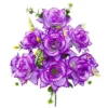 RAMO DE LISIANTHUS ARTIFICIALES JFY-2177-violeta RAMO DE LISIANTHUS ARTIFICIALES