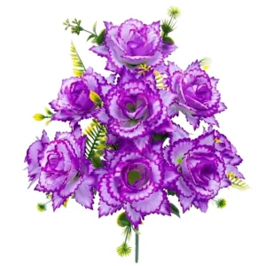 RAMO DE LISIANTHUS ARTIFICIALES JFY-2177-violeta RAMO DE LISIANTHUS ARTIFICIALES