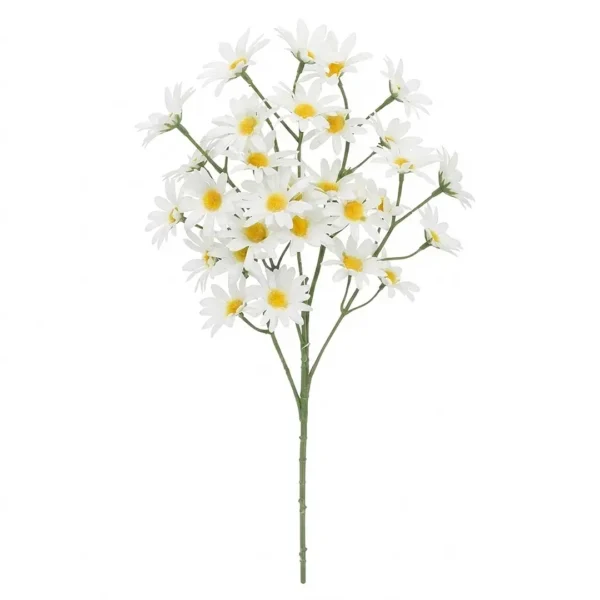 RAMO DE MANZANILLAS ARTIFICIALES 72CM JFY-1987-BLANCO RAMO DE MARGARITAS ARTIFICIALES 72CM
