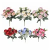 RAMO DE MINI CAMELIAS 30CM