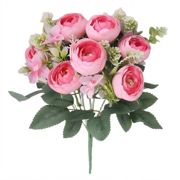RAMO DE MINI CAMELIAS 30CM