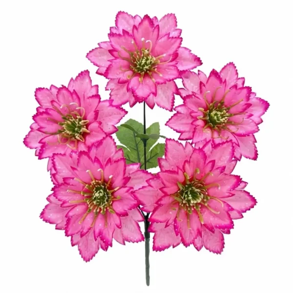 RAMO FLOR CON BRILLO ARTIFICIAL JFY-2183-ROSA RAMO FLOR CON BRILLO ARTIFICIAL