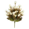RAMO MINICAPULLOS DE ROSAS ARTIFICIALES 40CM JFY-3013-blanco RAMO MINICAPULLOS DE ROSAS ARTIFICIALES 40CM