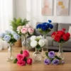 RAMO ROSA ARTIFICIAL DECORACION EVENTO 30CM ALTO JFY-3016 RAMO ROSA ARTIFICIAL DECORACION EVENTO 30CM ALTO