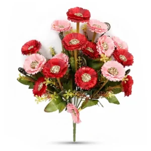 RAMOS DE GERBERAS 37CM JFY-2003-ROJO Y ROSA RAMOS DE GERBERAS 37CM