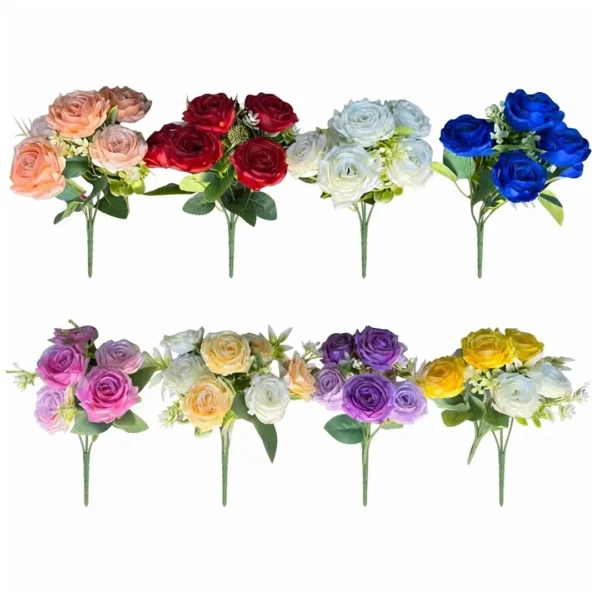 RAMOS SURTIDOS DE ROSAS ARTIFICIALES