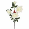 VARA CON 4 CAPULLOS ABIERTOS ARTIFICIALES 89CM JFY-18337-BLANCO VARA CON 4 CAPULLOS ABIERTOS ARTIFICIALES 89CM