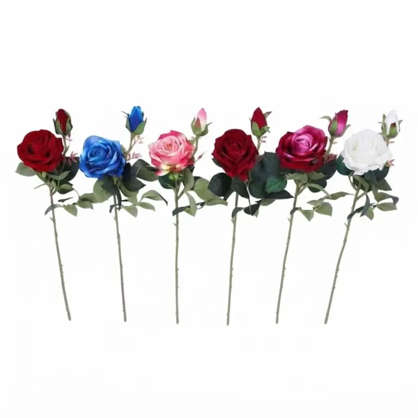 VARA DE ROSA CON PIMPOLLO 68CM JFY-1629 VARA DE ROSA CON PIMPOLLO 68CM