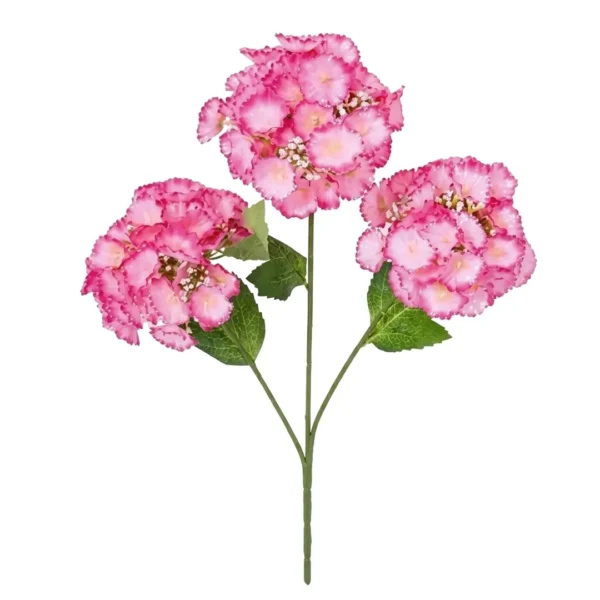 VARAS DE HORTENSIAS ARTIFICIALES 65CM JFY-2001-ROSA VARAS DE HORTENSIAS ARTIFICIALES 65CM