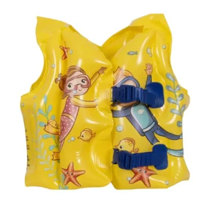 Chaleco inflable amarillo