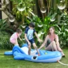 Pileta inflable Ovalada Tobogan 210X130cm - Pileta inflable Ovalada Tobogan 210X130cm -