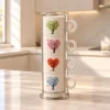 TAZA X 4 POCILLO APLILABLE PORCELANA CON SOPORTE ARBOL 4915265-4 TAZA X 4 POCILLO APLILABLE PORCELANA CON SOPORTE ARBOL