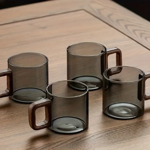 TAZA X6 POSILLOS TERMICO ASA DE MADERA CUADRADA 80ml KTT14796 TAZA X6 POSILLOS TERMICO ASA DE MADERA CUADRADA 80ml KTT14796