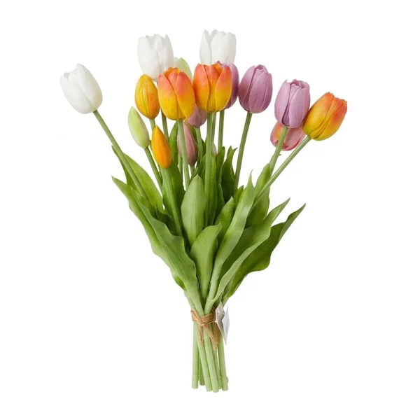 TULIPANES ARTIFICIALES DE GOMA 39CM TULIPANES ARTIFICIALES DE GOMA 39CM